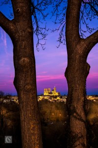 Laon - Vue sur la Cathédrale Notre-Dame de Laon