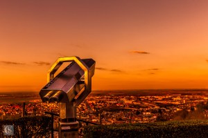 Laon - Vue sur la ville basse depuis les remparts Nord