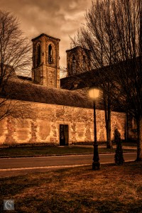 Laon - Vue sur les tours de l'église St-Martin