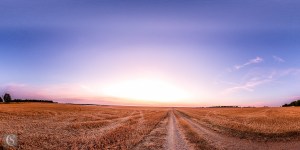 Aisne - Coucher de soleil - Vauxrains