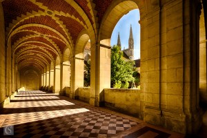 Laon - Cloître de l'Abbaye Saint-Martin