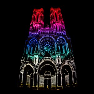 Cathédrale Notre-Dame de Laon - Spectacle "Pulsations" 2019