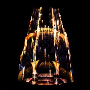 Cathédrale Notre-Dame de Laon - Spectacle "Pulsations" 2019