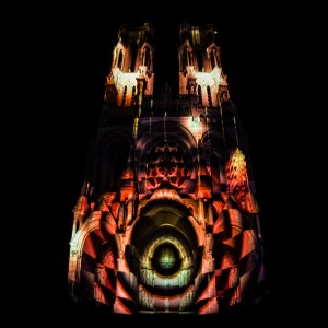 Cathédrale Notre-Dame de Laon - Spectacle "Pulsations" 2019