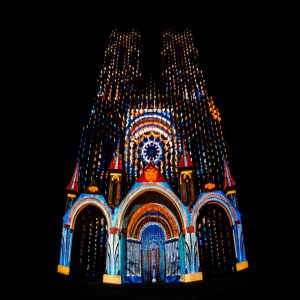 Cathédrale Notre-Dame de Laon - Spectacle "Pulsations" 2019