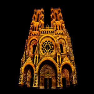 Cathédrale Notre-Dame de Laon - Spectacle "Pulsations" 2019