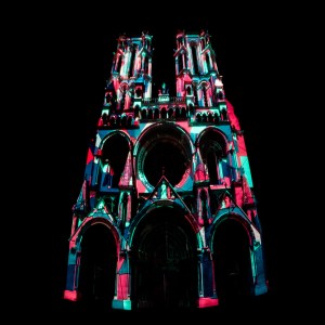 Cathédrale Notre-Dame de Laon - Spectacle "Pulsations" 2019