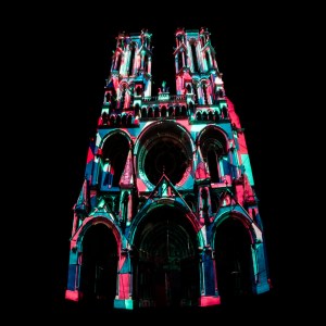 Cathédrale Notre-Dame de Laon - Spectacle "Pulsations" 2019