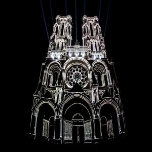 Cathédrale Notre-Dame de Laon - Spectacle "Pulsations" 2019