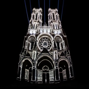 Cathédrale Notre-Dame de Laon - Spectacle "Pulsations" 2019