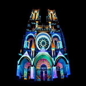 Cathédrale Notre-Dame de Laon - Spectacle "Pulsations" 2019