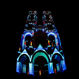 Cathédrale Notre-Dame de Laon - Spectacle "Pulsations" 2019