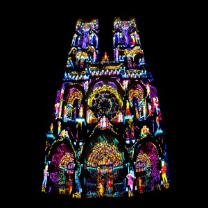 Cathédrale Notre-Dame de Laon - Spectacle "Pulsations" 2019