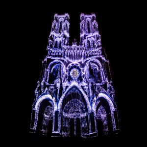 Cathédrale Notre-Dame de Laon - Spectacle "Pulsations" 2019