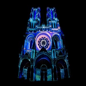 Cathédrale Notre-Dame de Laon - Spectacle "Pulsations" 2019