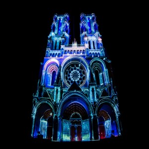 Cathédrale Notre-Dame de Laon - Spectacle "Pulsations" 2019