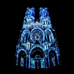 Cathédrale Notre-Dame de Laon - Spectacle "Pulsations" 2019