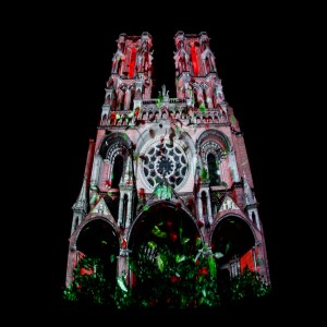 Cathédrale Notre-Dame de Laon - Spectacle "Pulsations" 2019