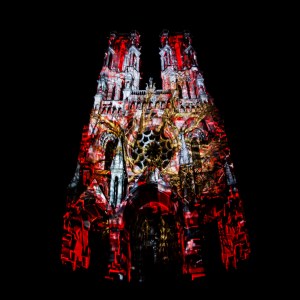 Cathédrale Notre-Dame de Laon - Spectacle "Pulsations" 2019