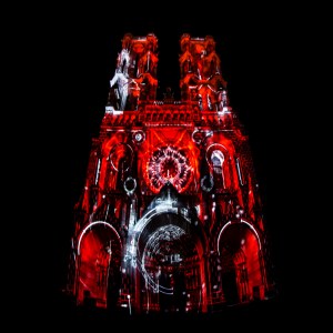 Cathédrale Notre-Dame de Laon - Spectacle "Pulsations" 2019
