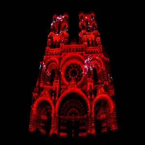 Cathédrale Notre-Dame de Laon - Spectacle "Pulsations" 2019