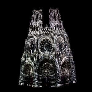 Cathédrale Notre-Dame de Laon - Spectacle "Pulsations" 2019