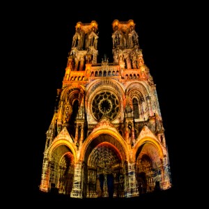 Cathédrale Notre-Dame de Laon - Spectacle "Pulsations" 2019