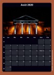 Calendrier - Août 2020