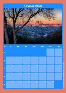 Calendrier - Février 2020