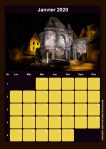 Calendrier - Janvier 2020