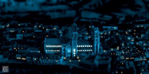 Laon - Vue Artistique de la maquette de la ville de Laon située à l'office de tourisme