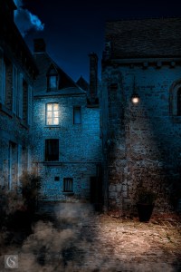 Laon - Rue Pierre Abélard depuis le parvis de la Cathédrale Notre-Dame de Laon